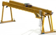 Кран козловой грейферный двухбалочный г/п 5 т - Производство кран-балок, тельферов и грузоподъемного оборудования