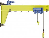 Кран консольный поворотный настенный г/п 250кг - Производство кран-балок, тельферов и грузоподъемного оборудования